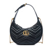 Gucci Mini GG Marmont Matelasse Calfskin Half Moon Bag Secondhand