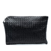 Bottega Veneta Leather Intrecciato Clutch Secondhand