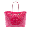 Chanel Large Quilted Tweed and PVC Funny Tote Secondhand