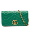 Gucci Mini GG Marmont Matelasse Leather Wallet On Chain Secondhand