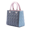 Secondhand Dior Medium Tricolor Lambskin Cannage Lady Dior