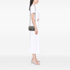 Chanel Mini Rectangular Tweed  and Ribbon Logo Single Flap Secondhand