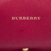 Burberry Medium Leather and House Check Canvas Banner Satchel Secondhand