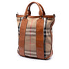 Burberry House Check Canvas Bonington Satchel Secondhand