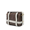 Fendi Mini Zucca Coated Canvas Cage Baguette Satchel Secondhand