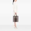 Burberry TB Monogram E-Canvas Stripe Vertical Tote Secondhand