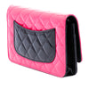 Chanel CC Bicolor Quilted Patent Wallet on Chain Secondhand