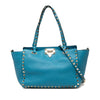 Valentino Small Grained Calfskin Rockstud Trapeze Satchel Secondhand