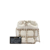 Chanel Mini Lambskin CC Chain Frame Drawstring Bucket Bag Secondhand