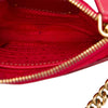 Prada Saffiano Trimmed Tessuto Logo Chain Crossbody Secondhand