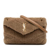 Saint Laurent Small Shearling Loulou Puffer Shoulder Bag Secondhand