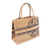 Secondhand Dior Medium Jute Embroidered Book Tote