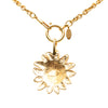 Chanel CC Gold Plated Leo Lion Sun Medallion Pendant Necklace Secondhand