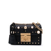 Gucci Small Pearl Studded Leather Padlock Crossbody Secondhand