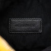 Saint Laurent Chevron Leather Monogram Zip A5 Wristlet Pouch Secondhand