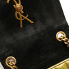 Saint Laurent Small Metallic Grain De Poudre Monogram Vicky Chain Bag Secondhand