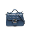 Gucci Mini GG Marmont Matelasse Calfskin Aria Top Handle Bag Secondhand