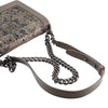 Chanel Old Medium Metallic Goatskin Crystal Boy Flap Secondhand