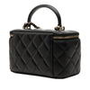 Chanel Small Lambskin Top Handle Vanity Case with Chain Secondhand