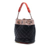 Chanel CC Multicolor Quilted Lambskin Cuba Drawstring Bucket Bag Secondhand