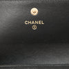 Chanel CC Goatskin Gusset Flap Long Wallet Secondhand