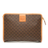 Celine Macadam Coated Canvas Clutch Secondhand