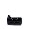 Chanel Mini CC Chocolate Bar Lambskin Camellia Flap Secondhand