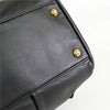 Ferragamo Calfskin Vara Braided Handle Shoulder Bag Secondhand