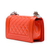 Chanel Small Quilted Patent and Acrylic Boy Flap Secondhand