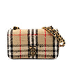 Burberry Mini House Check Cotton and Wool Lola Crossbody Secondhand