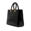 Secondhand Dior Large Patent Cannage Lady Dior
