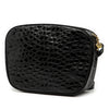 Ferragamo Croc Embossed Calfskin Vara Crossbody Secondhand