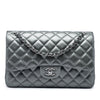 Chanel Jumbo Classic Metallic Lambskin Double Flap Secondhand