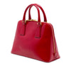 Prada Small Saffiano Vernice Promenade Satchel Secondhand
