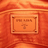 Prada Saffiano Trimmed Canvas Canapa Logo Satchel Secondhand