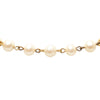 Secondhand Chanel CC Gold Plated Faux Pearl Double Strand Necklace