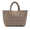 Fendi Zucca Cashmere Shopper Tote Secondhand