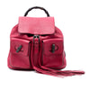 Gucci Large Calfskin Bamboo Tassel Drawstring Backpack Secondhand