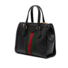 Gucci Small Leather Web Ophidia Satchel Secondhand