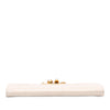 Alexander McQueen Croc Embossed Calfskin Skull Knuckle Clasp Clutch Secondhand