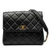 Chanel Small Square Lambskin Straight Single Flap Secondhand