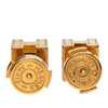 Hermès Gold Plated Enamel Cage dH Cube Earrings Secondhand
