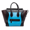 Celine Micro Tricolor Leather Luggage Tote Secondhand
