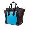 Celine Micro Tricolor Leather Luggage Tote Secondhand