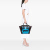 Celine Micro Tricolor Leather Luggage Tote Secondhand