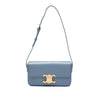 Celine Shiny Calfskin Triomphe Claude Shoulder Bag Secondhand