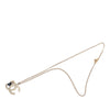 Chanel CC Gold Plated Resin Heart Pendant Necklace Secondhand