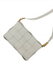 Secondhand Bottega Veneta Cassette White Shoulder Bag 