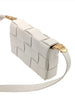 Secondhand Bottega Veneta Cassette White Shoulder Bag 