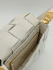 Secondhand Bottega Veneta Cassette White Shoulder Bag 